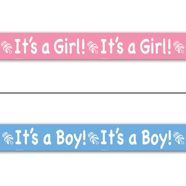 Absperrband Baby Rosa