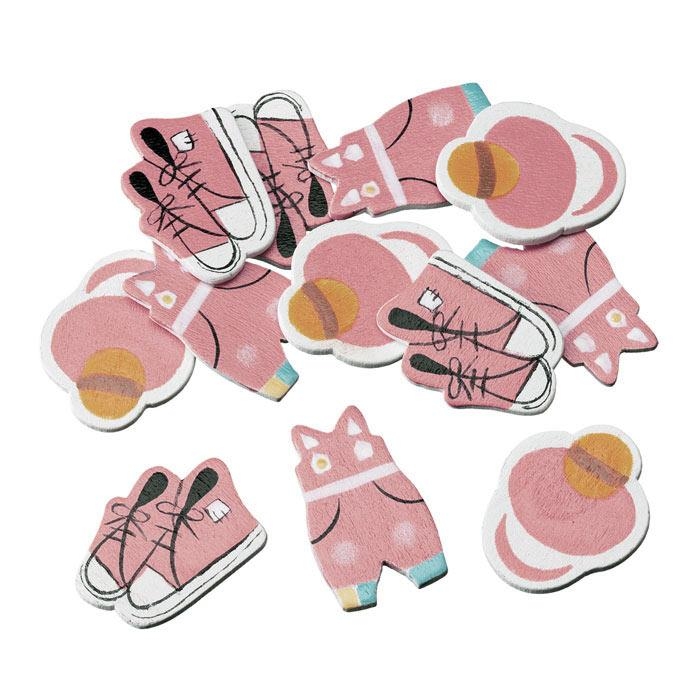 Holzkonfetti Mädchen