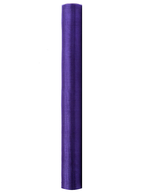 Organzaläufer breit 36 cm x 9 M Violett 014