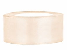 Satinband 12mm Creme