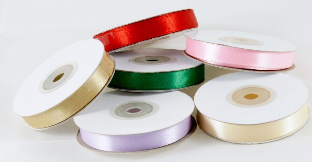 Satinband 12mm Grün