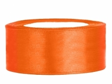 Satinband 25mm Orange