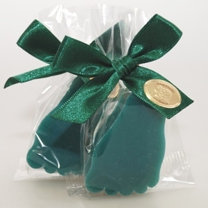 Seife Füßchen Türkis