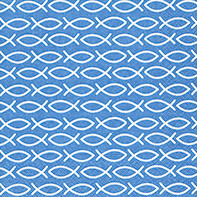 Servietten Fischchen Blau