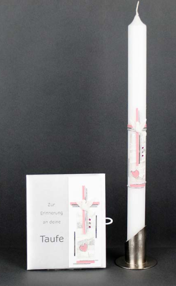 Tauf-Set Frieden Rosa