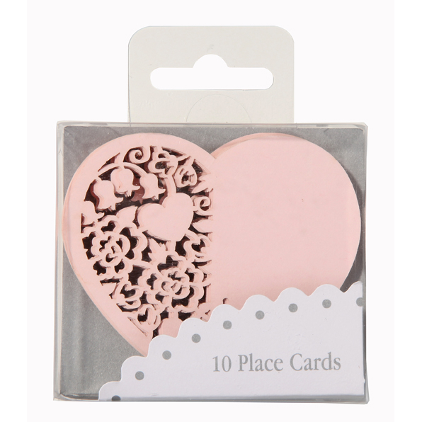 Tischkarte Love Vintage Rosa