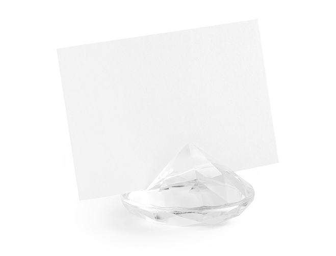 Tischkartenhalter Diamant