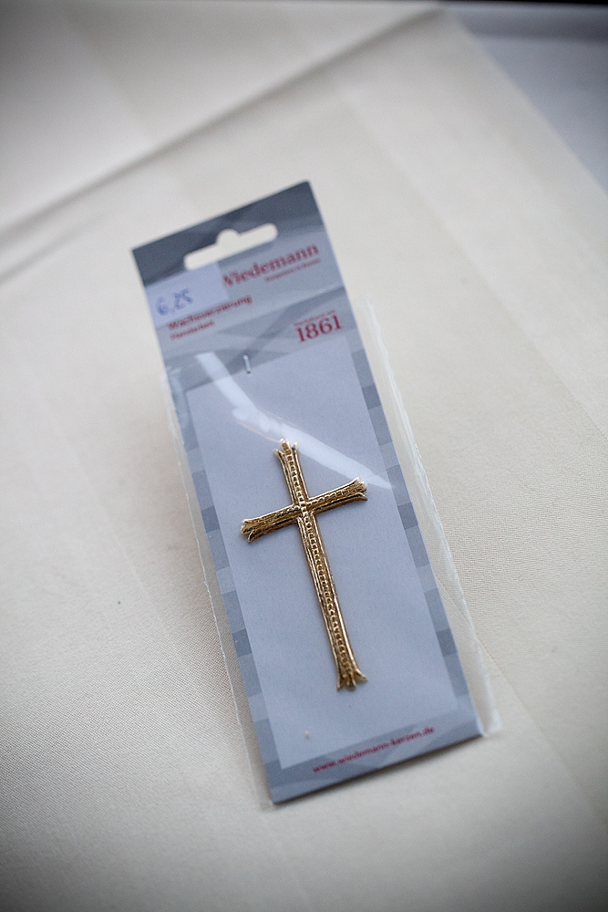 Wachskreuz Gold