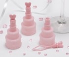 Wedding Bubbles Seifenblasen Torte Pink 1 Stück