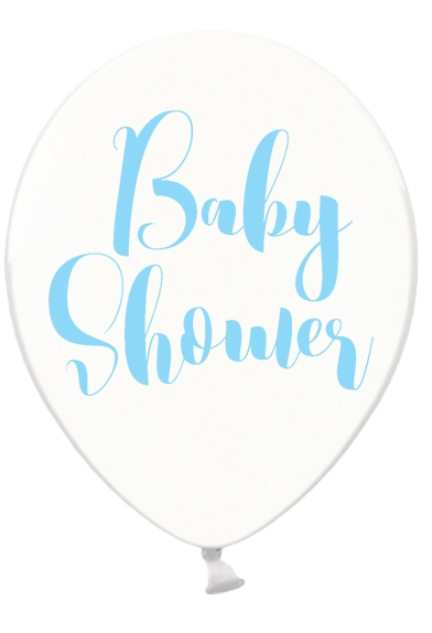 Luftballon Babyshower Blau